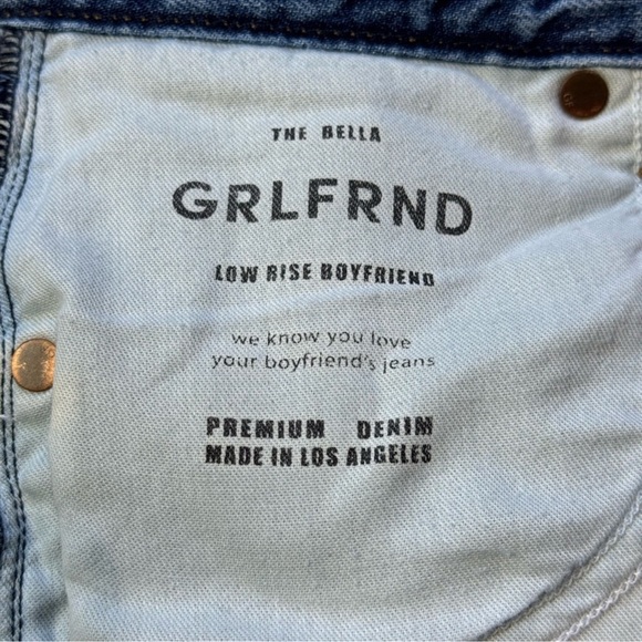 GRLFRND Bella Low Rise Boyfriend in Gramercy Park size 23 - Picture 7 of 14